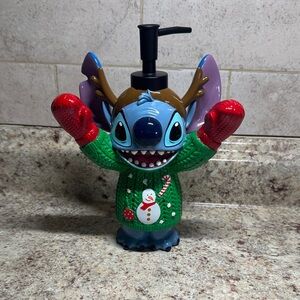 Disney Stitch Holiday Soap Dispenser
